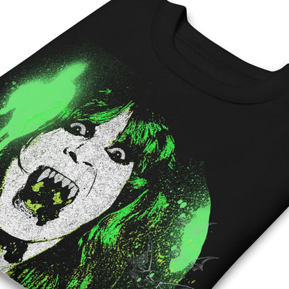 Ozzy Osbourne Ozzy Osbourne - Green Screaming Jumbo Print Sweatshirt