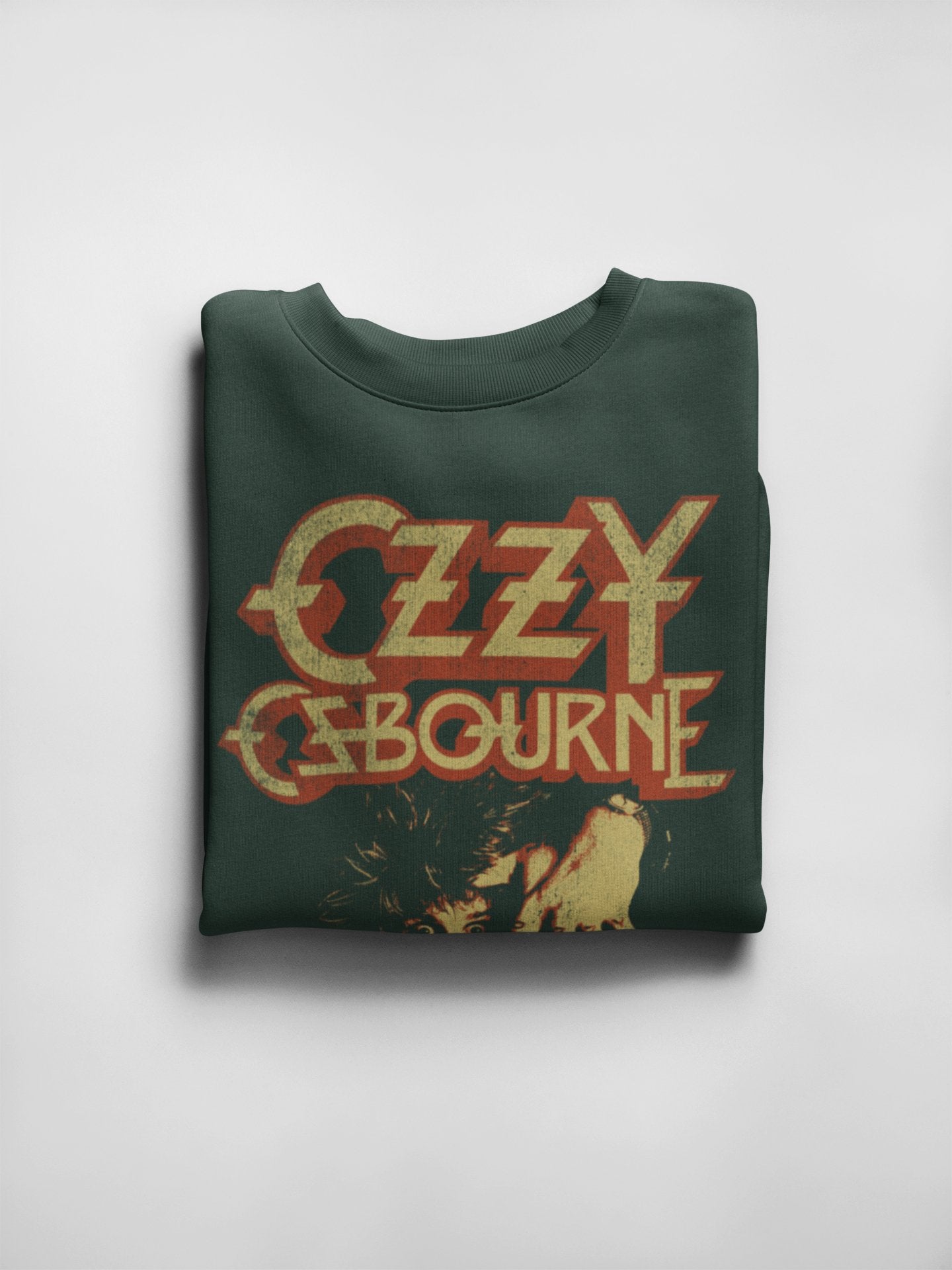 Ozzy Osbourne Ozzy Osbourne - Late 80s Vintage Ozzy Jumbo Print Sweatshirt