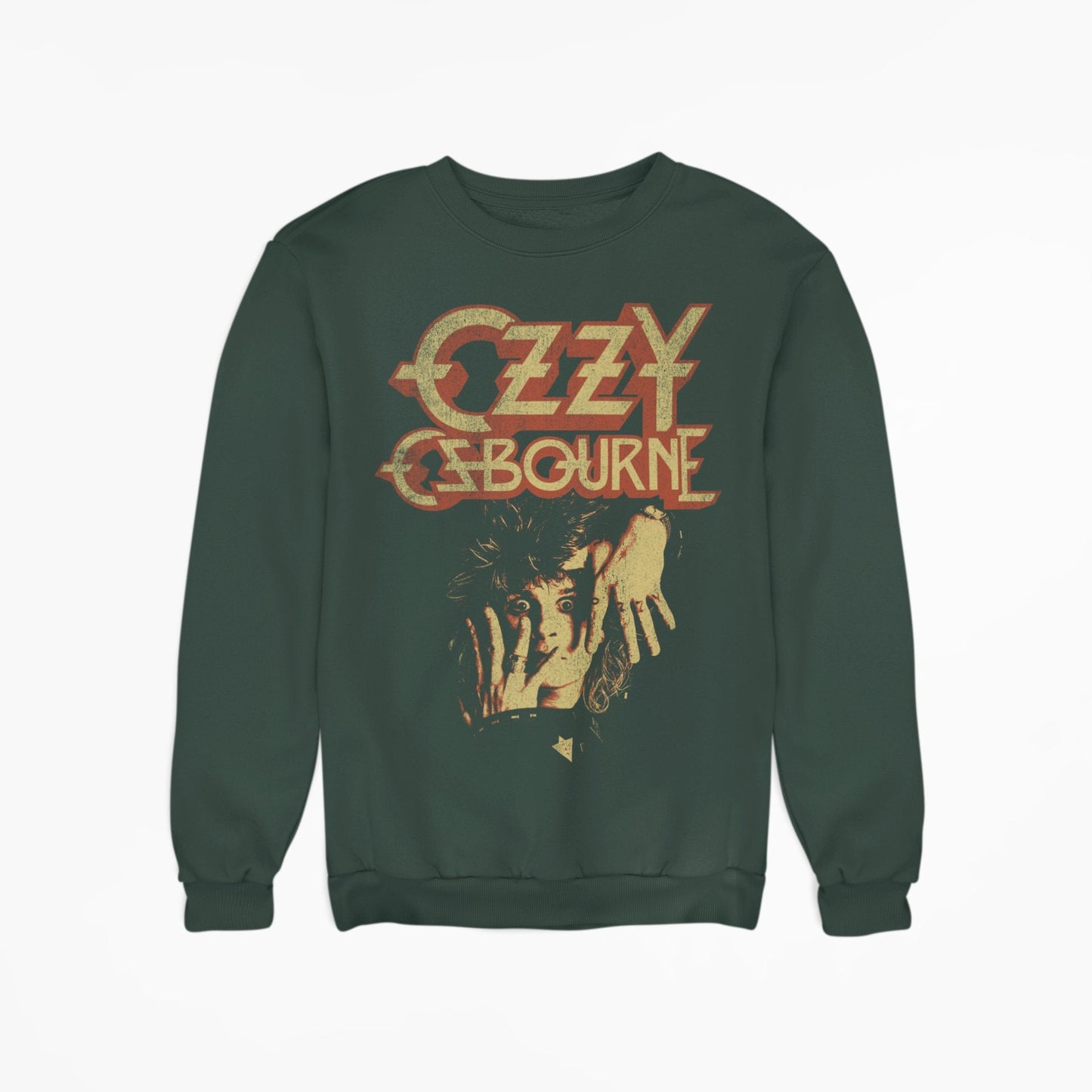 Ozzy Osbourne Ozzy Osbourne - Late 80s Vintage Ozzy Jumbo Print Sweatshirt