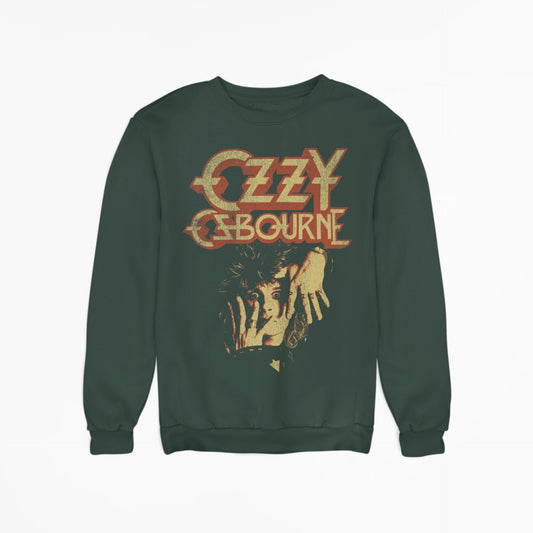 Ozzy Osbourne Ozzy Osbourne - Late 80s Vintage Ozzy Jumbo Print Sweatshirt