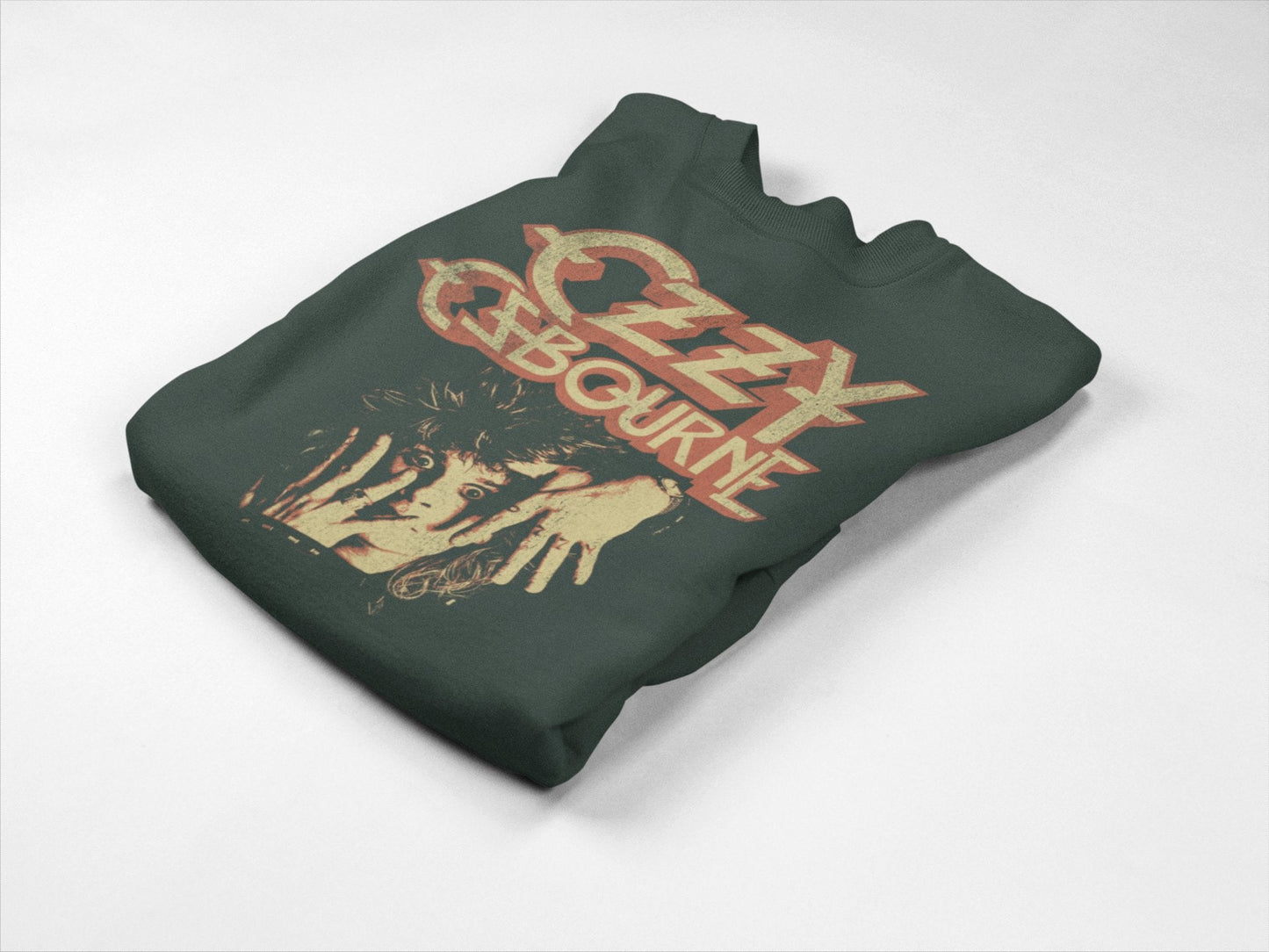 Ozzy Osbourne Ozzy Osbourne - Late 80s Vintage Ozzy Jumbo Print Sweatshirt