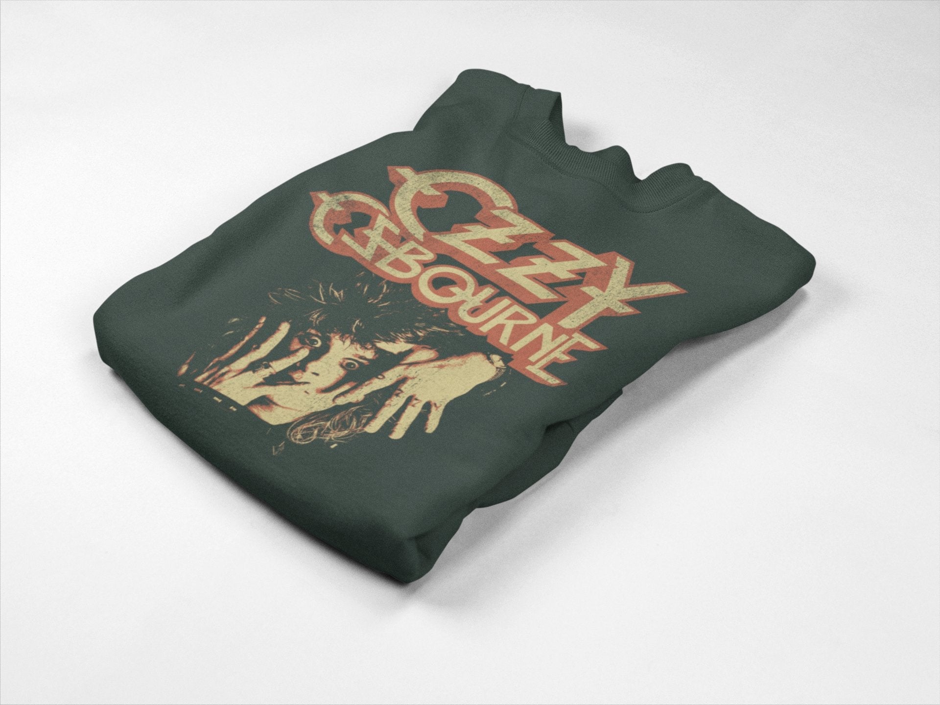 Ozzy Osbourne Ozzy Osbourne - Late 80s Vintage Ozzy Jumbo Print Sweatshirt