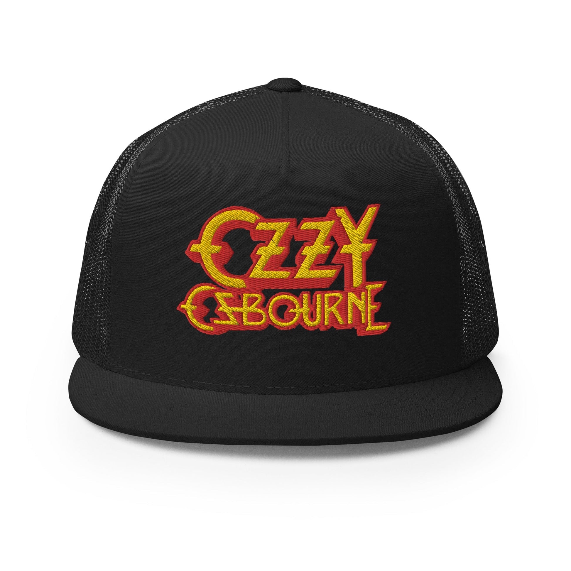 Ozzy Osbourne Ozzy Osbourne - Logo Flat Brim Trucker Hat
