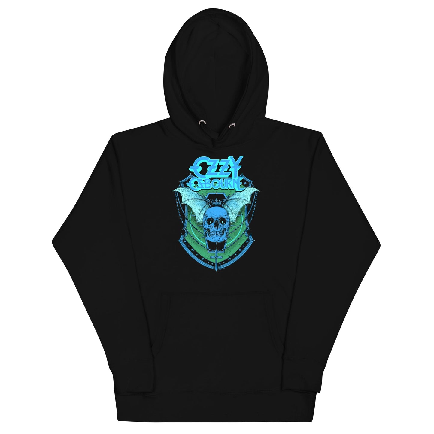 Ozzy Osbourne Ozzy Osbourne - Neon Blue Bat Classic Hoodie
