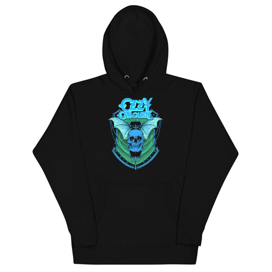 Ozzy Osbourne Ozzy Osbourne - Neon Blue Bat Classic Hoodie