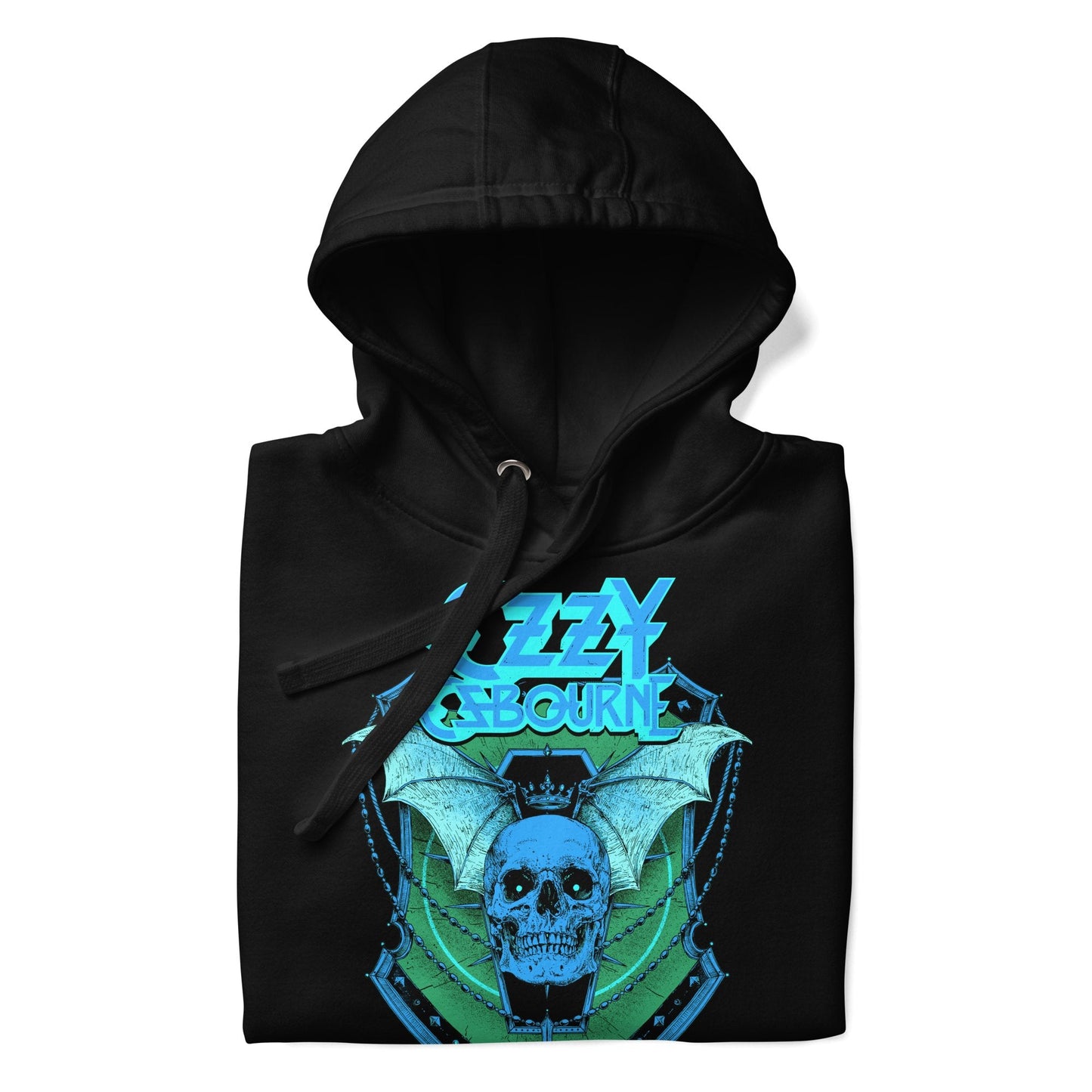 Ozzy Osbourne Ozzy Osbourne - Neon Blue Bat Classic Hoodie
