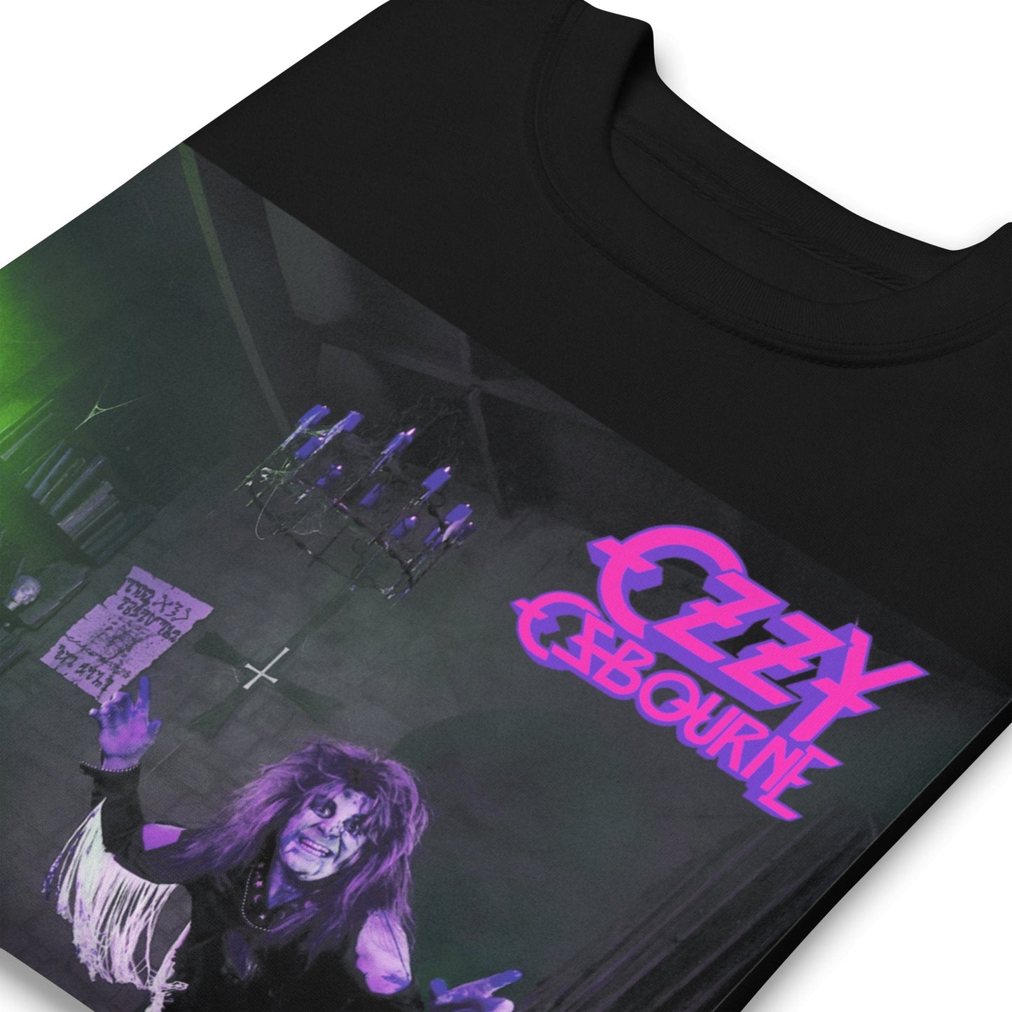 Ozzy Osbourne Ozzy Osbourne - Purple Diary Jumbo Print Sweatshirt