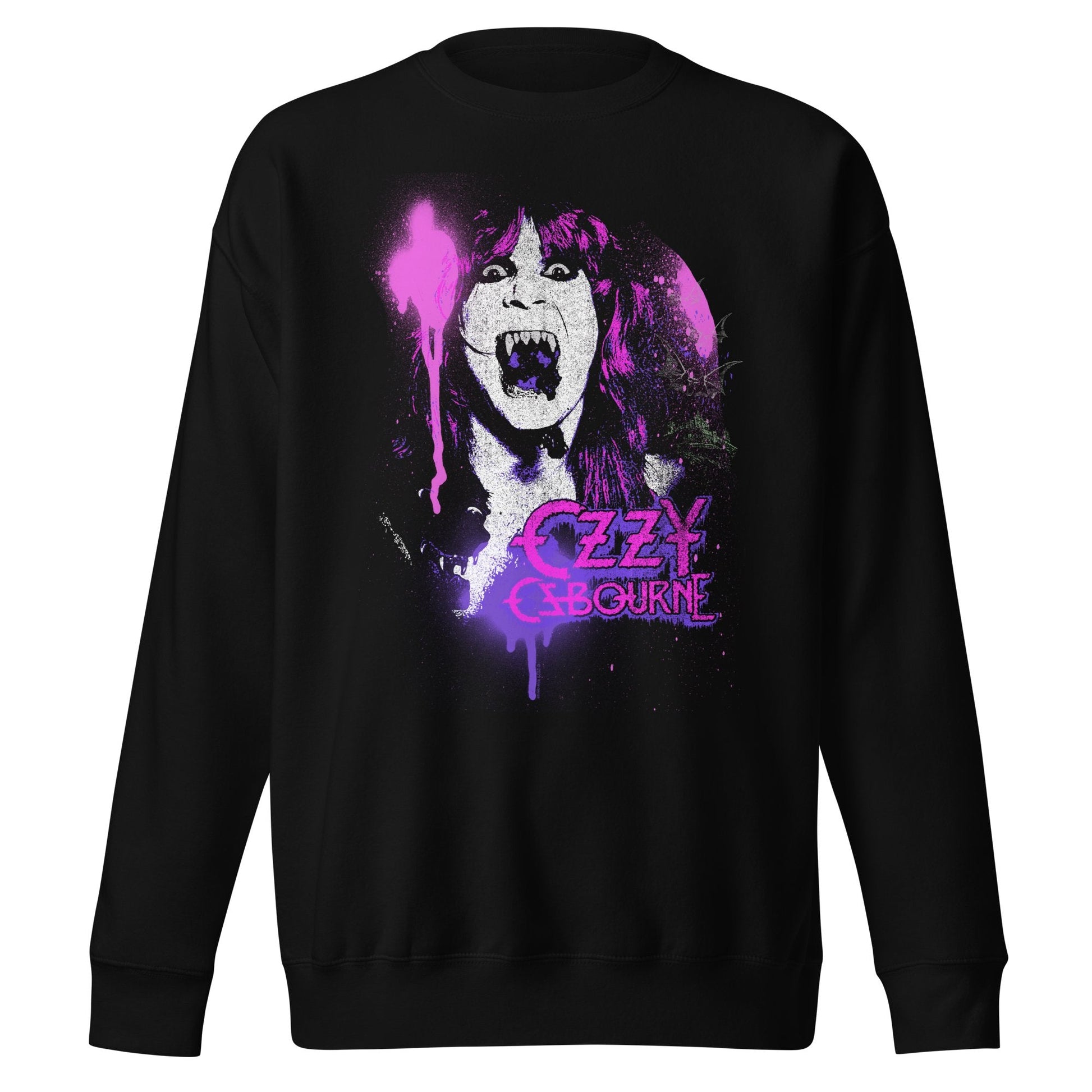 Ozzy Osbourne Ozzy Osbourne - Purple Screaming Jumbo Print Sweatshirt