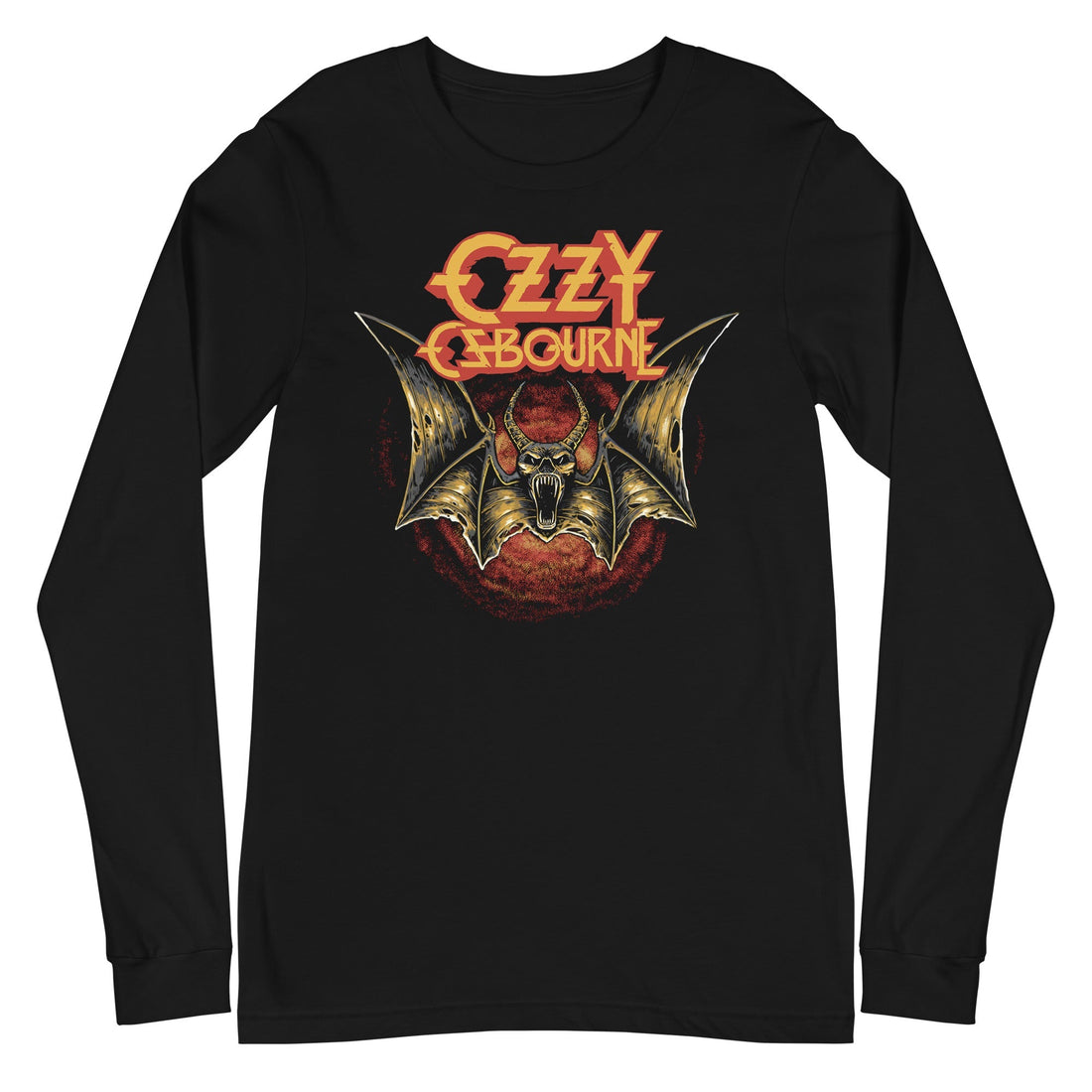 Ozzy Osbourne - Screaming Bat Long Sleeve T-Shirt OZZY1018LST ...