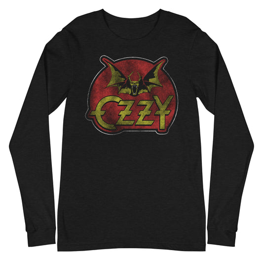 Ozzy Osbourne Ozzy Osbourne - Flaming Bat Long Sleeve T-Shirt