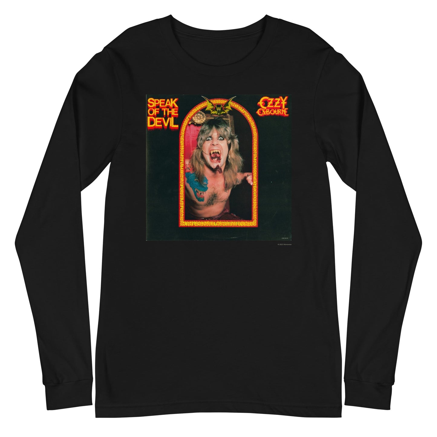 Ozzy Osbourne - Speak of the Devil Long Sleeve T-Shirt OZZY1027LST ...