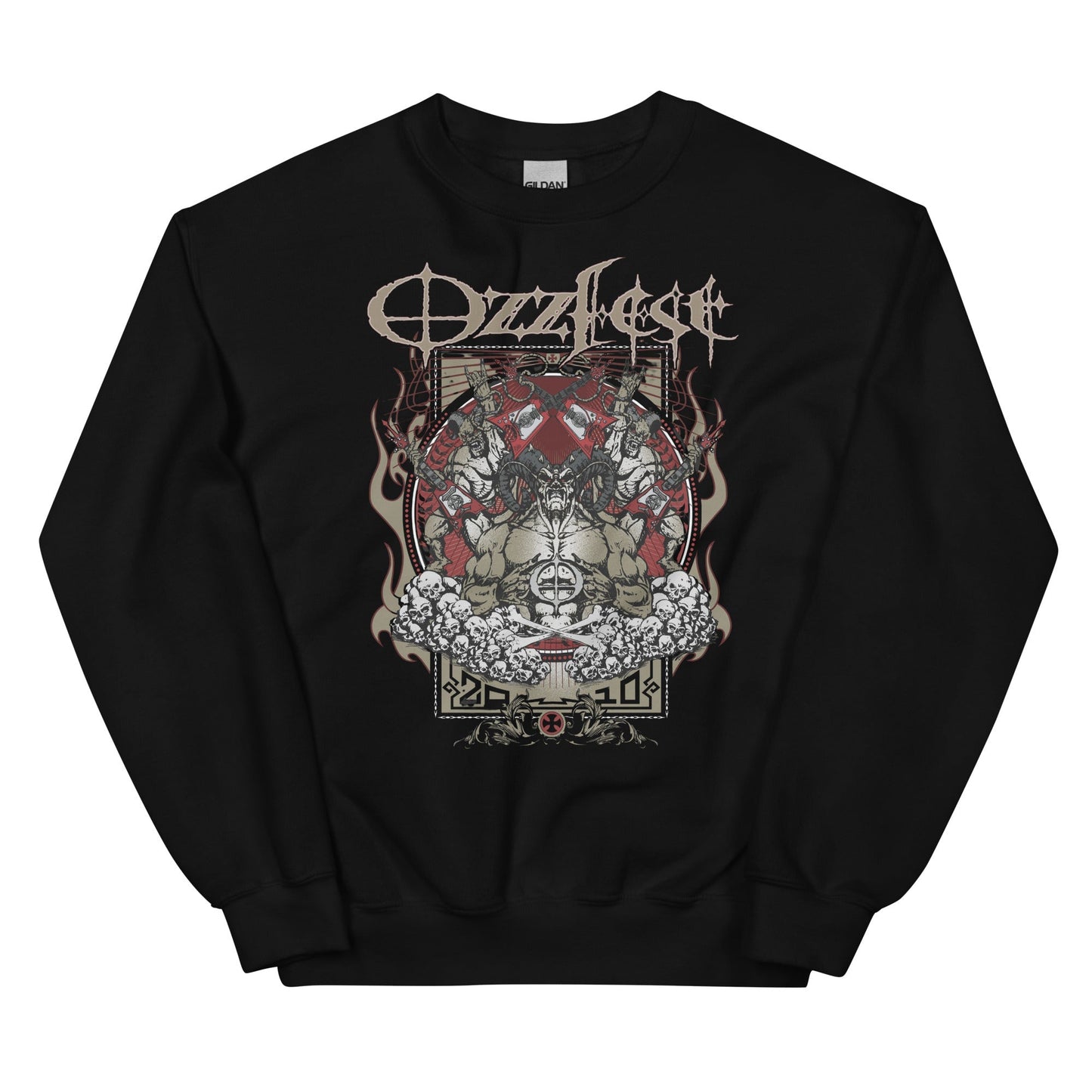 Ozzy Osbourne Ozzy Osbourne - Vintage 2010 Ozzfest Sweatshirt