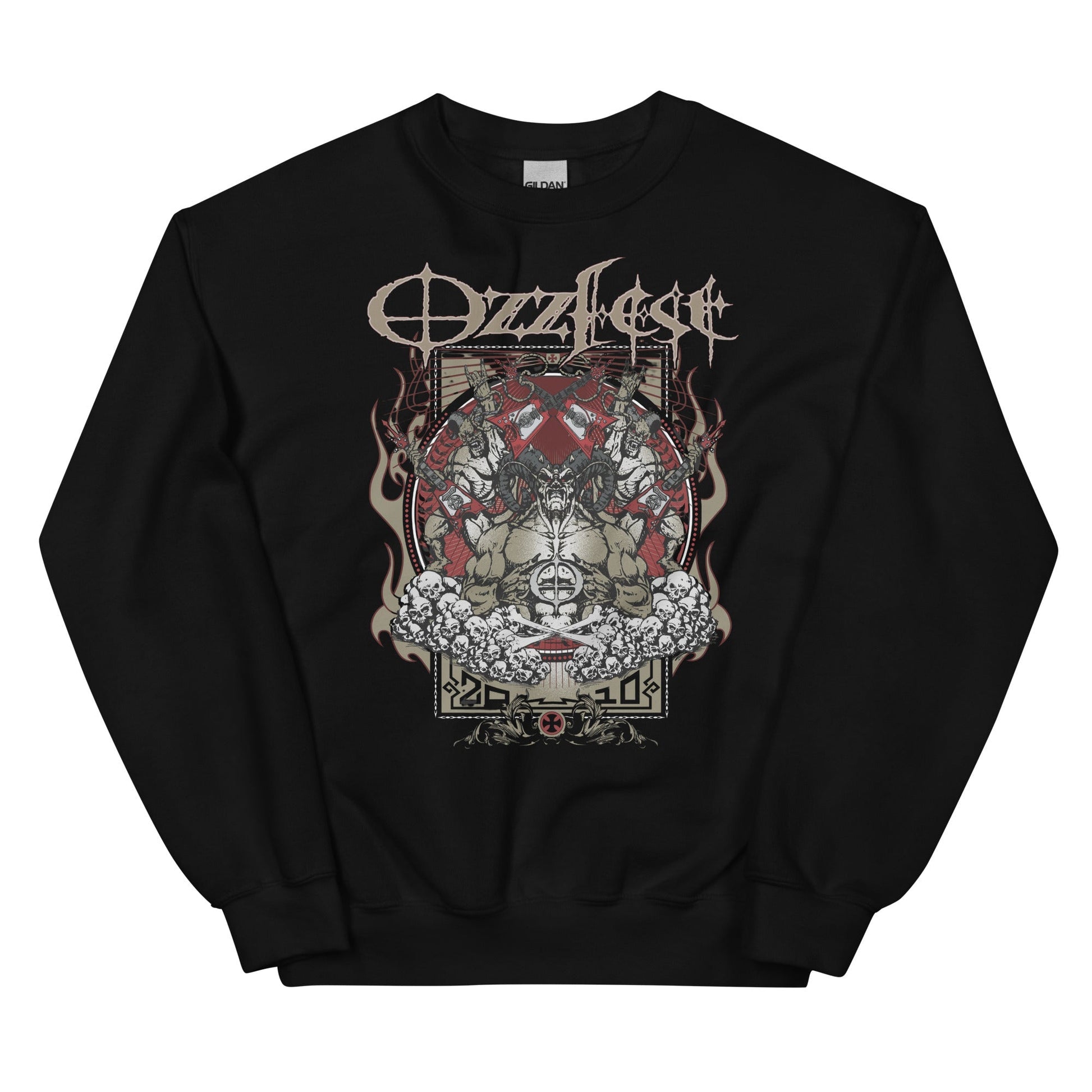 Ozzy Osbourne Ozzy Osbourne - Vintage 2010 Ozzfest Sweatshirt