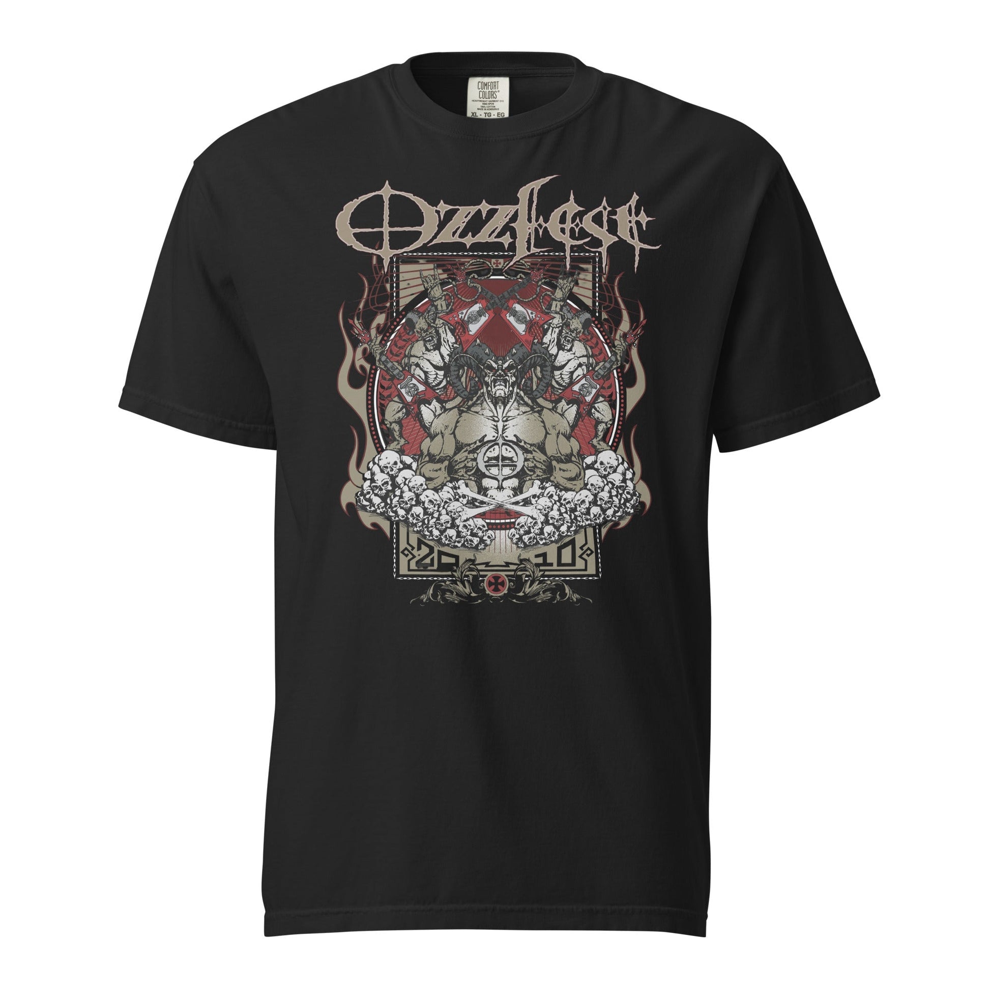 Ozzy Osbourne Ozzy Osbourne - Vintage 2010 Ozzfest Mineral Wash T-Shirt