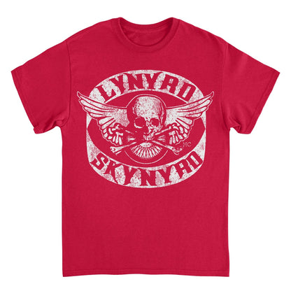 Lynyrd Skynyrd Skull White Red T-Shirt