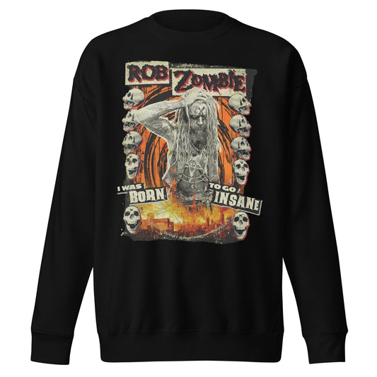 Rob Zombie Rob Zombie - Born Insane Jumbo Print Sweatshirt