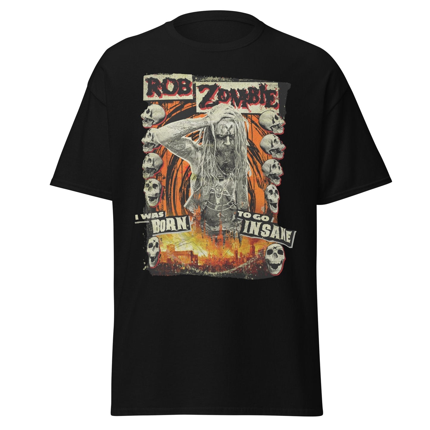 Rob Zombie Rob Zombie - Born Insane Jumbo Print T-Shirt