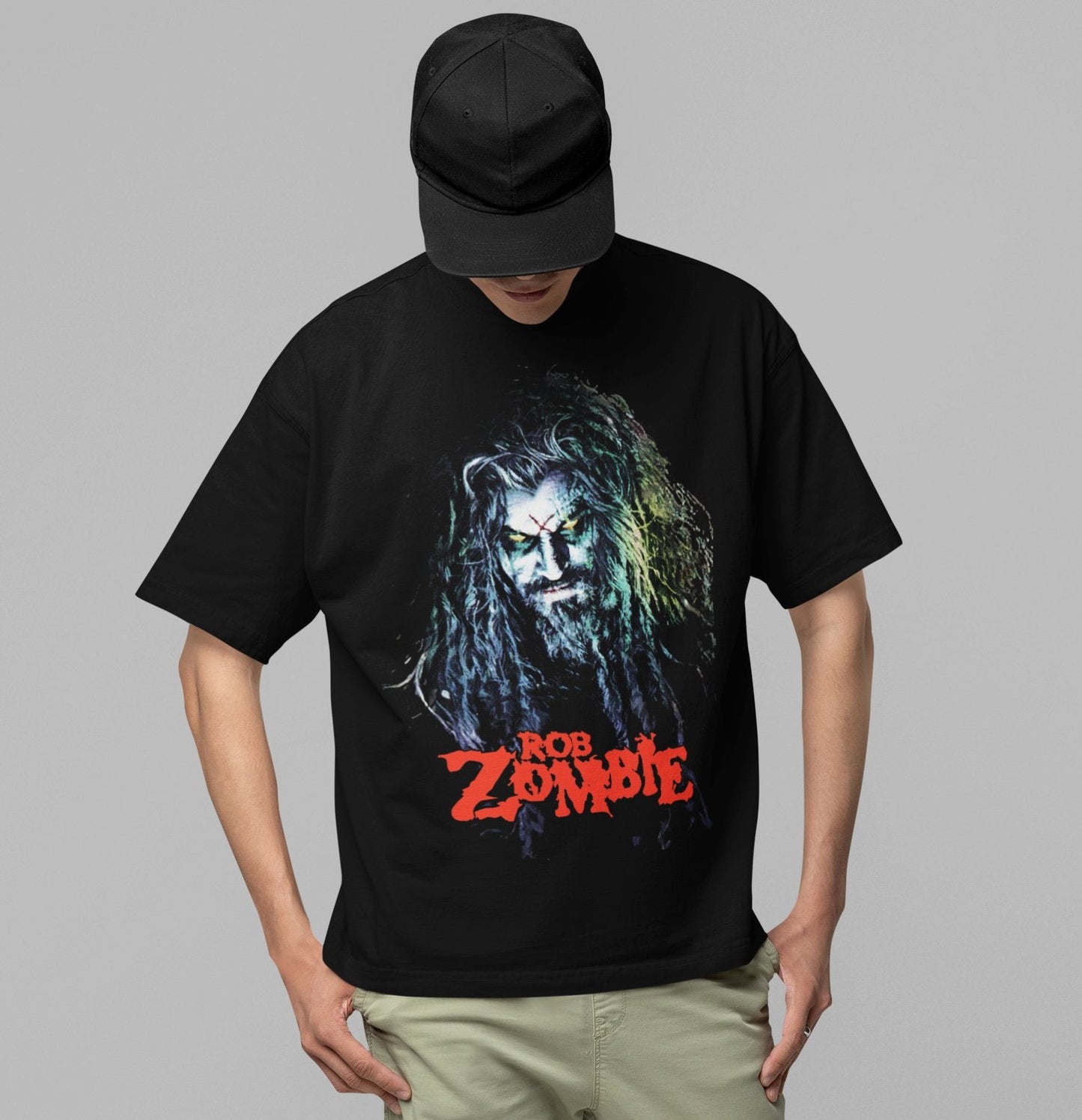 Rob Zombie Rob Zombie - Classic Logo Jumbo Print T-Shirt