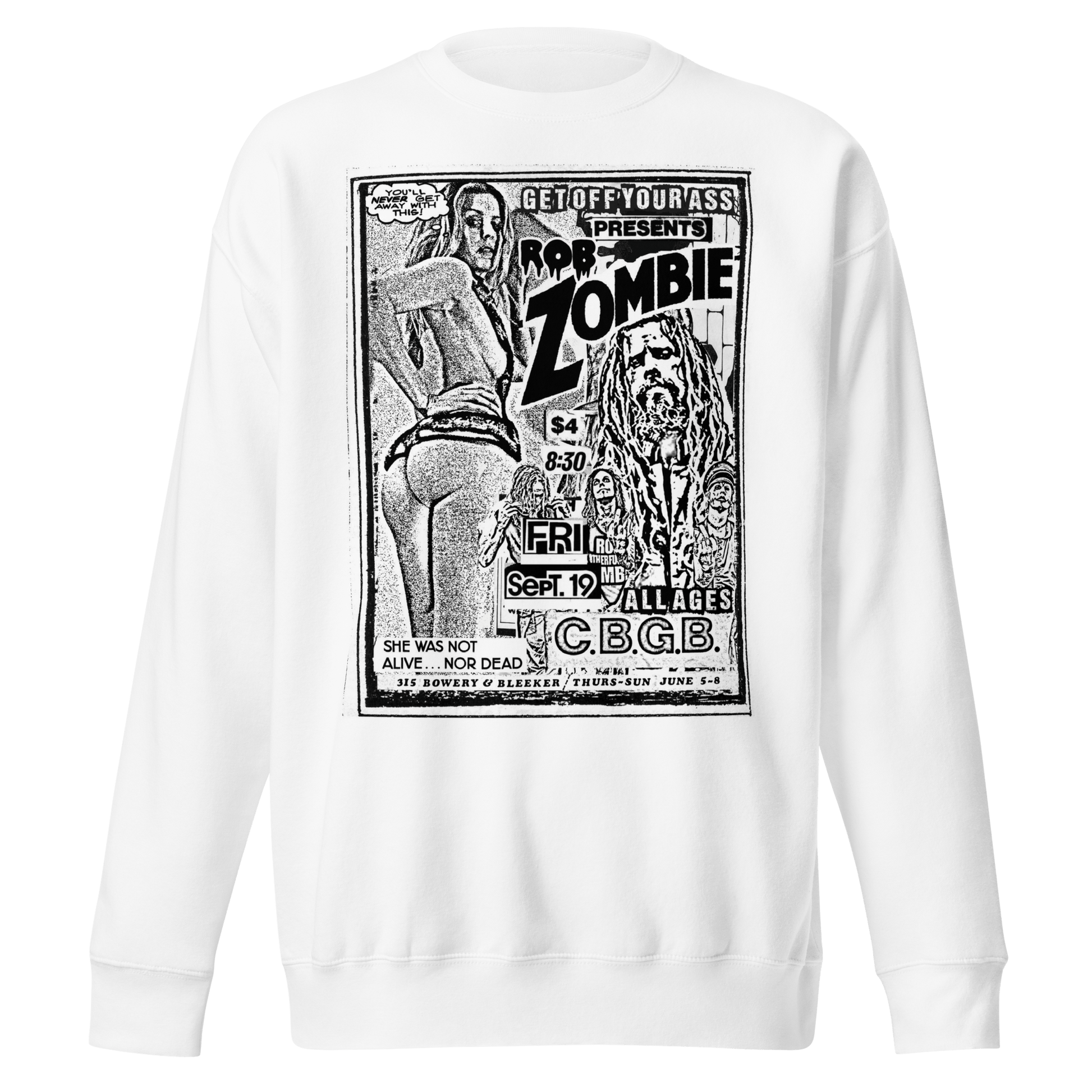 Rob Zombie Rob Zombie - Live at the CBGB Sweatshirt
