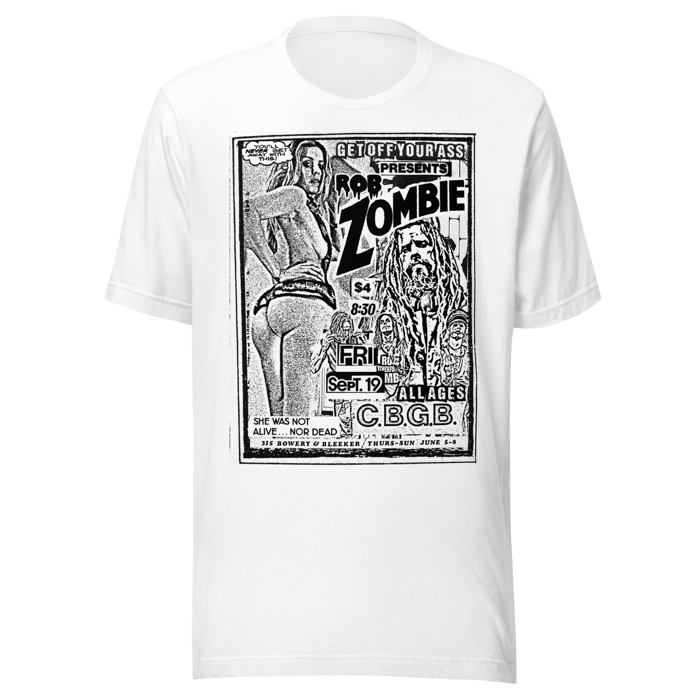 Rob Zombie Rob Zombie - Live at the CBGB T-Shirt