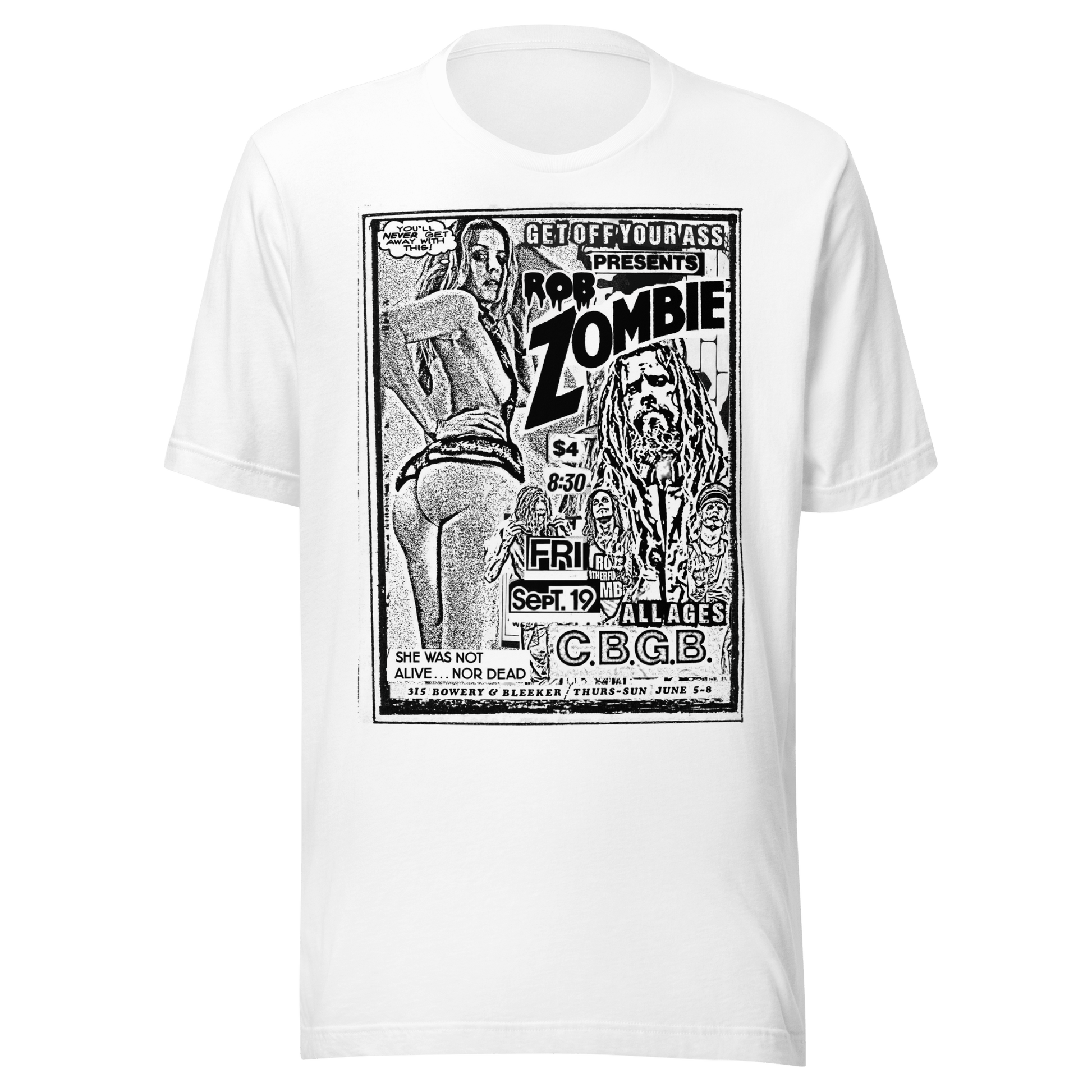 Rob Zombie Rob Zombie - Live at the CBGB T-Shirt
