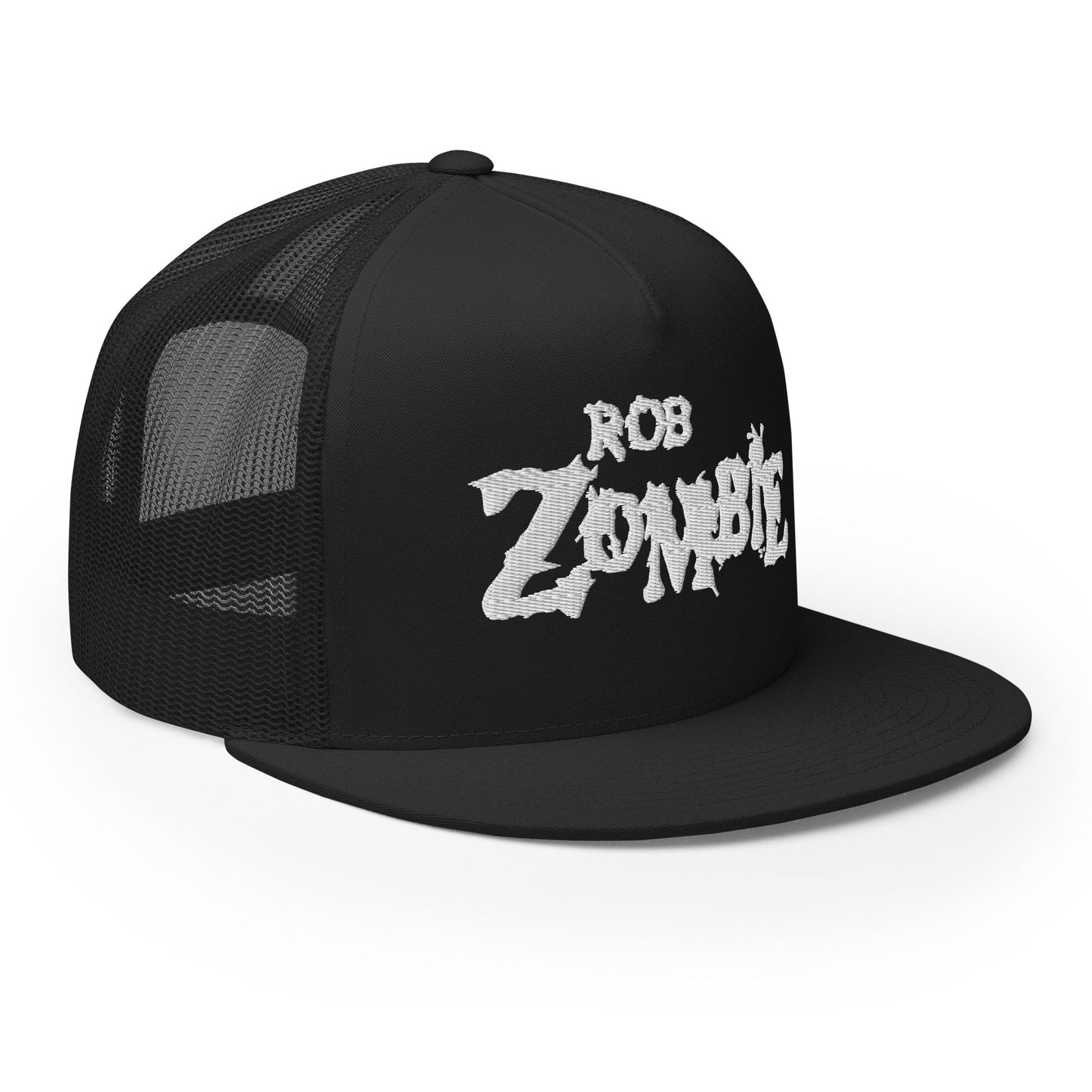 Rob Zombie Rob Zombie - Logo Flat Brim Trucker Hat