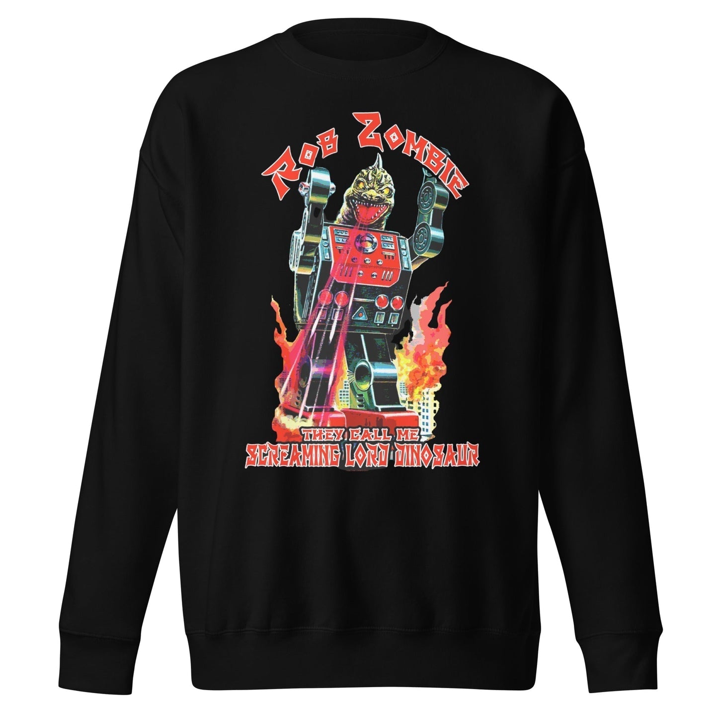 Rob Zombie Rob Zombie - Lord Dinosaur Jumbo Print Sweatshirt