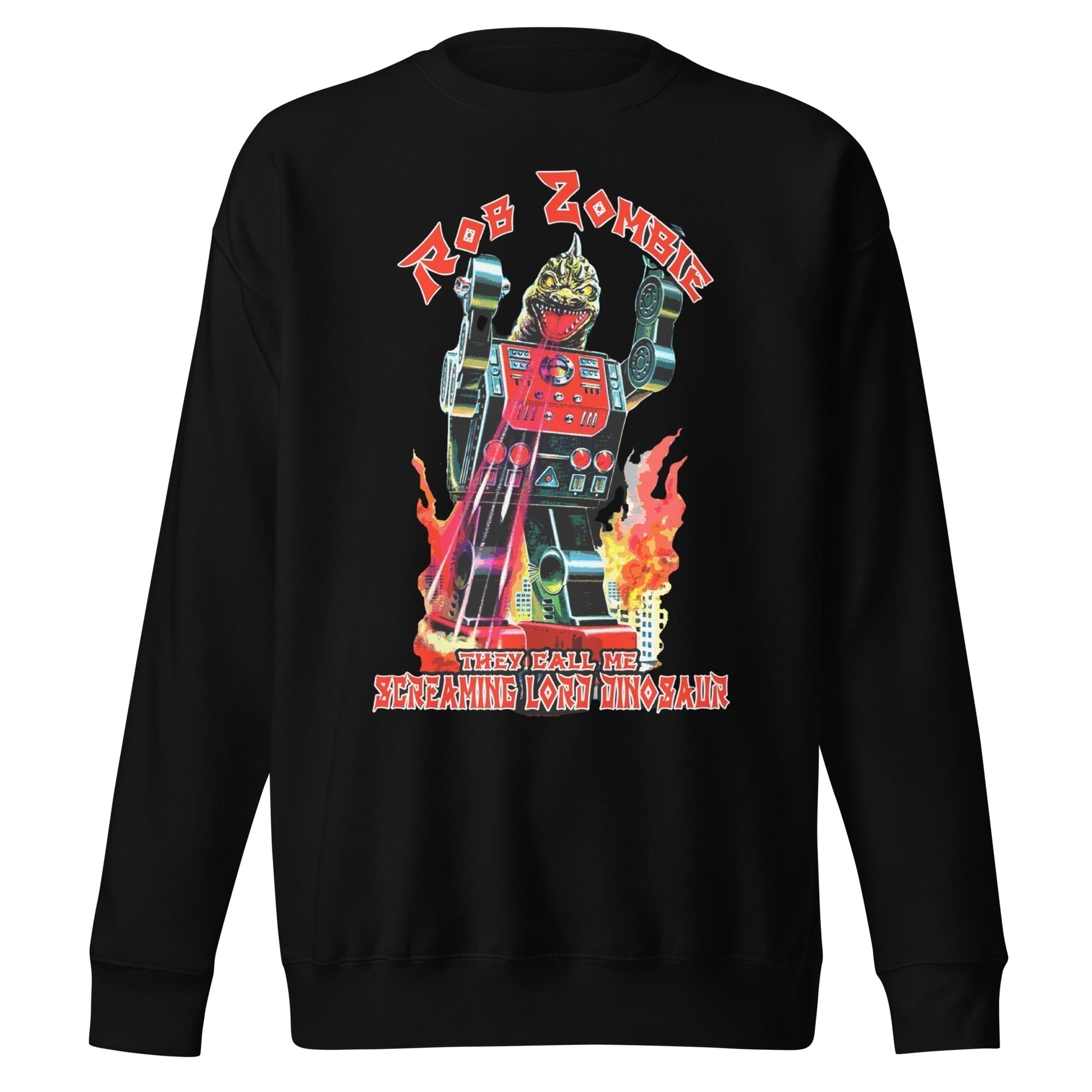 Rob Zombie Rob Zombie - Lord Dinosaur Jumbo Print Sweatshirt