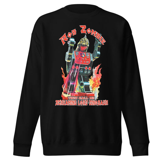 Rob Zombie Rob Zombie - Lord Dinosaur Jumbo Print Sweatshirt