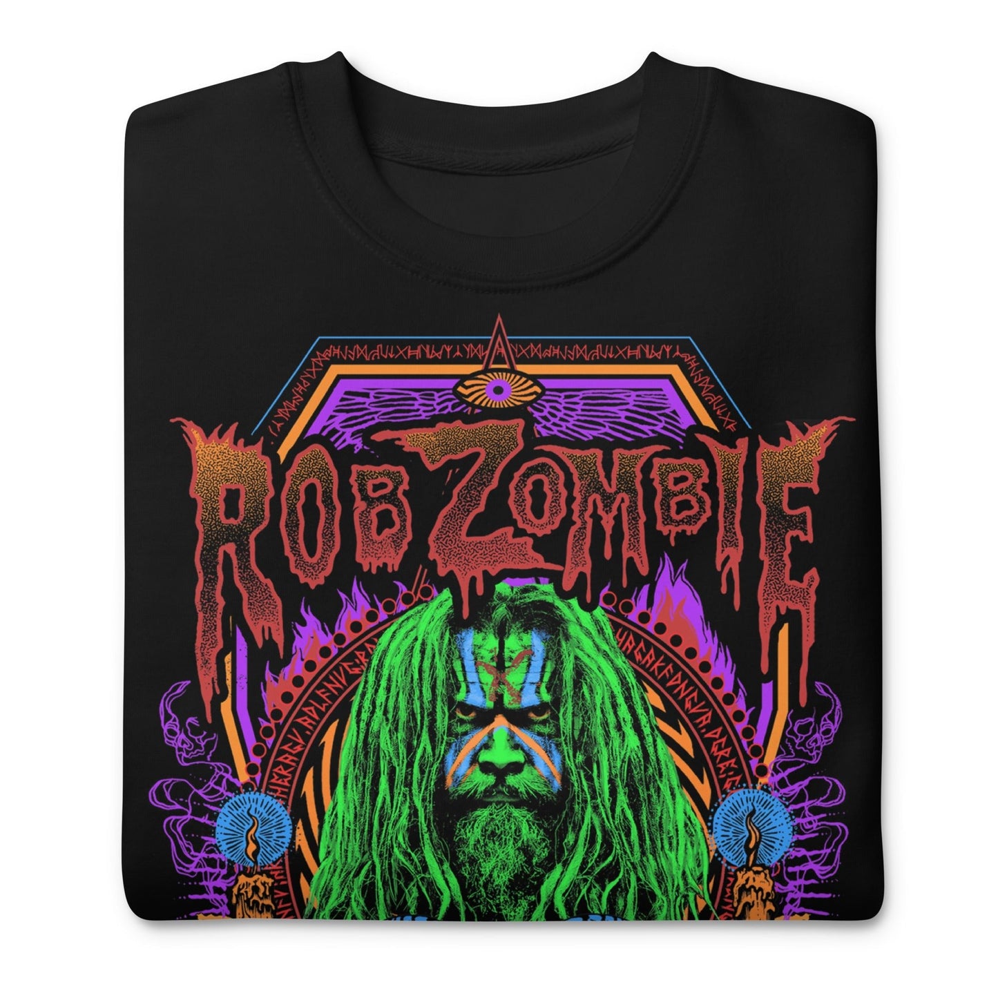 Rob Zombie Rob Zombie - Psychedelic Jumbo Print Sweatshirt