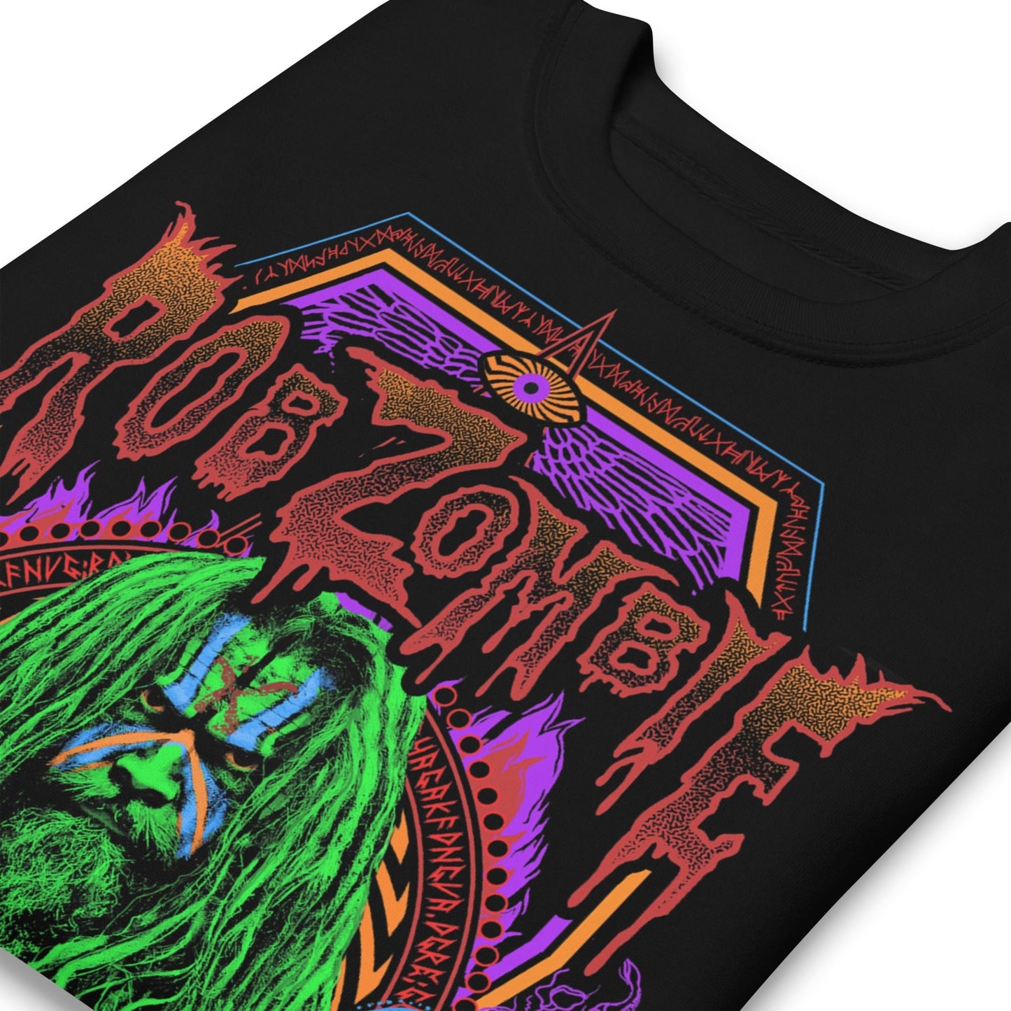 Rob Zombie Rob Zombie - Psychedelic Jumbo Print Sweatshirt