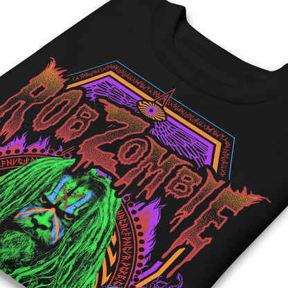 Rob Zombie Rob Zombie - Psychedelic Jumbo Print Sweatshirt