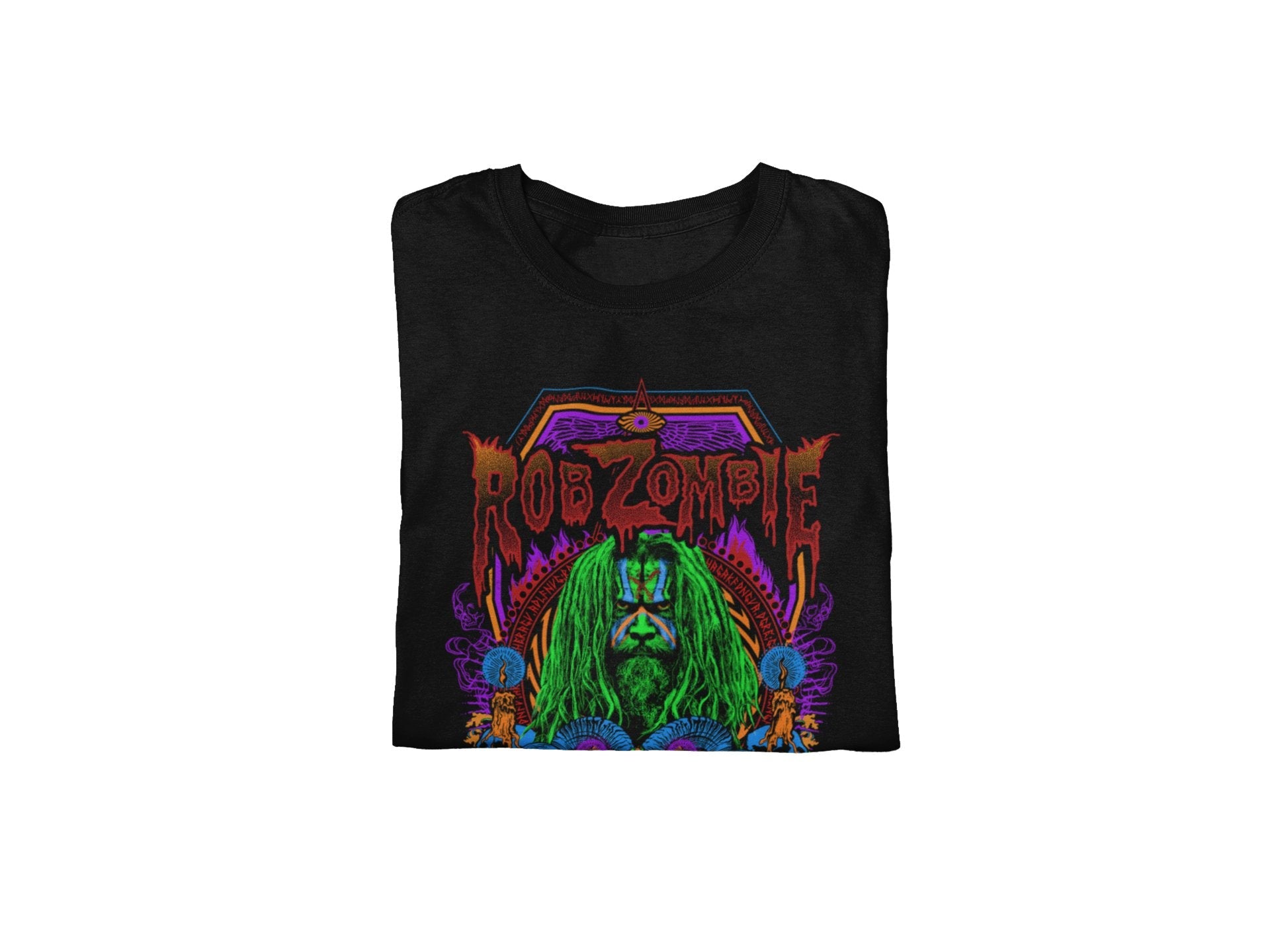 Rob Zombie Rob Zombie - Pyschedelic Jumbo Print T-Shirt
