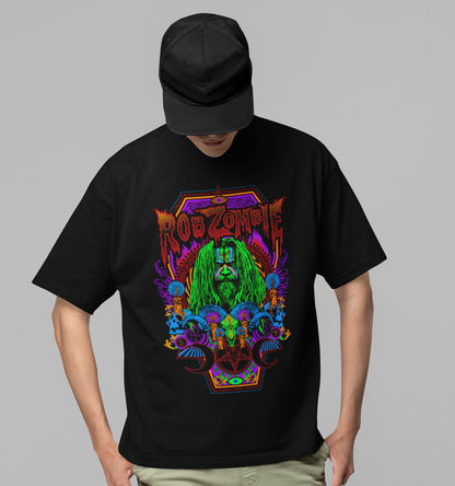 Rob Zombie Rob Zombie - Pyschedelic Jumbo Print T-Shirt