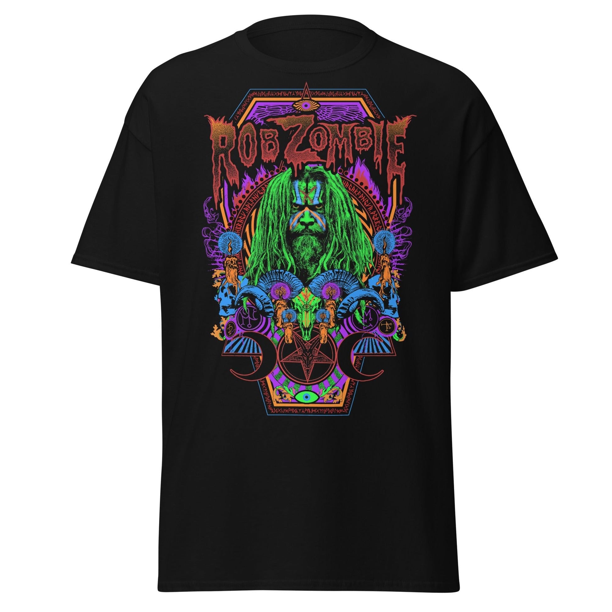 Rob Zombie Rob Zombie - Pyschedelic Jumbo Print T-Shirt