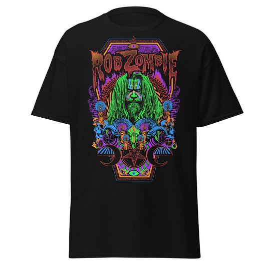 Rob Zombie Rob Zombie - Pyschedelic Jumbo Print T-Shirt