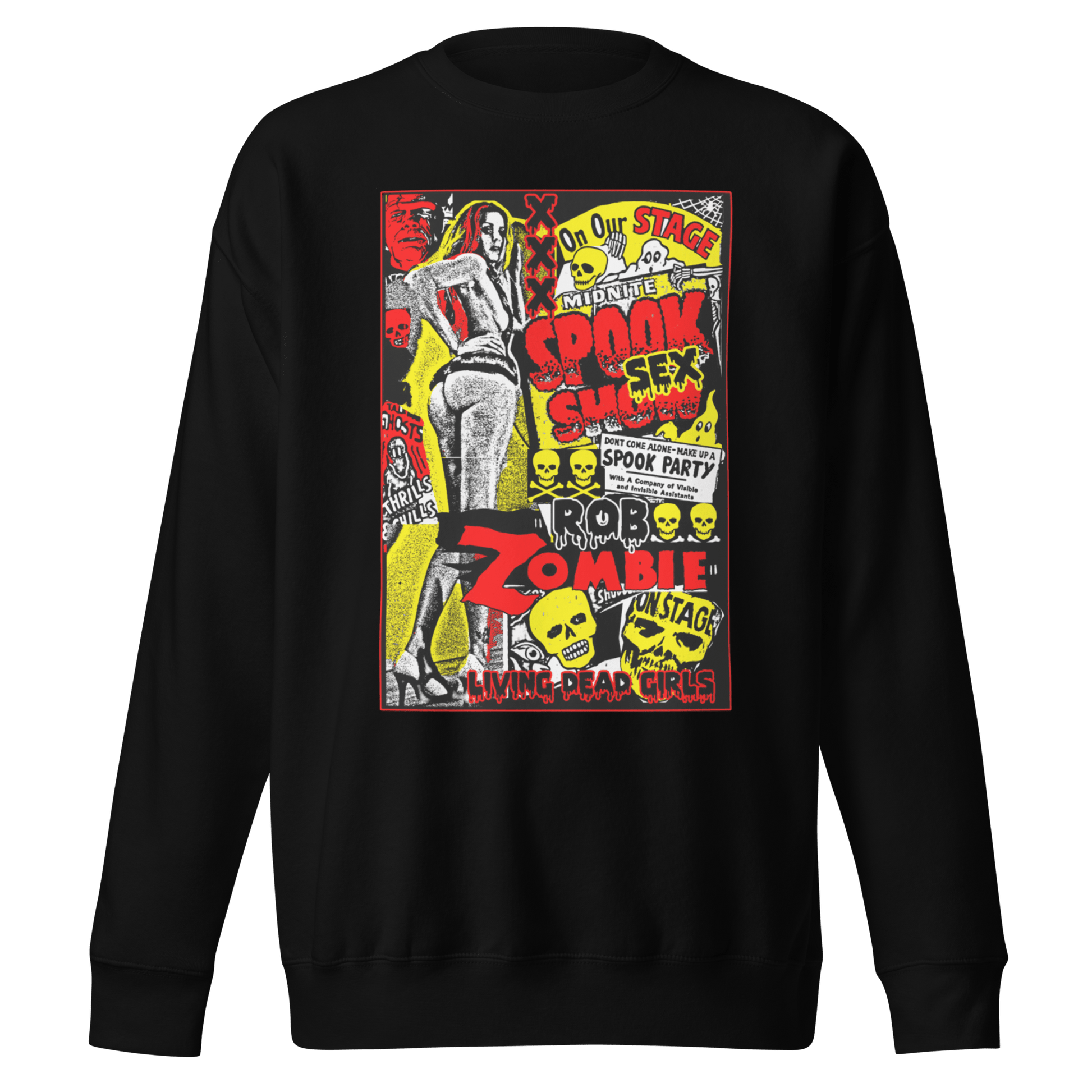 Rob Zombie Rob Zombie - Spook Shop Jumbo Print Sweatshirt