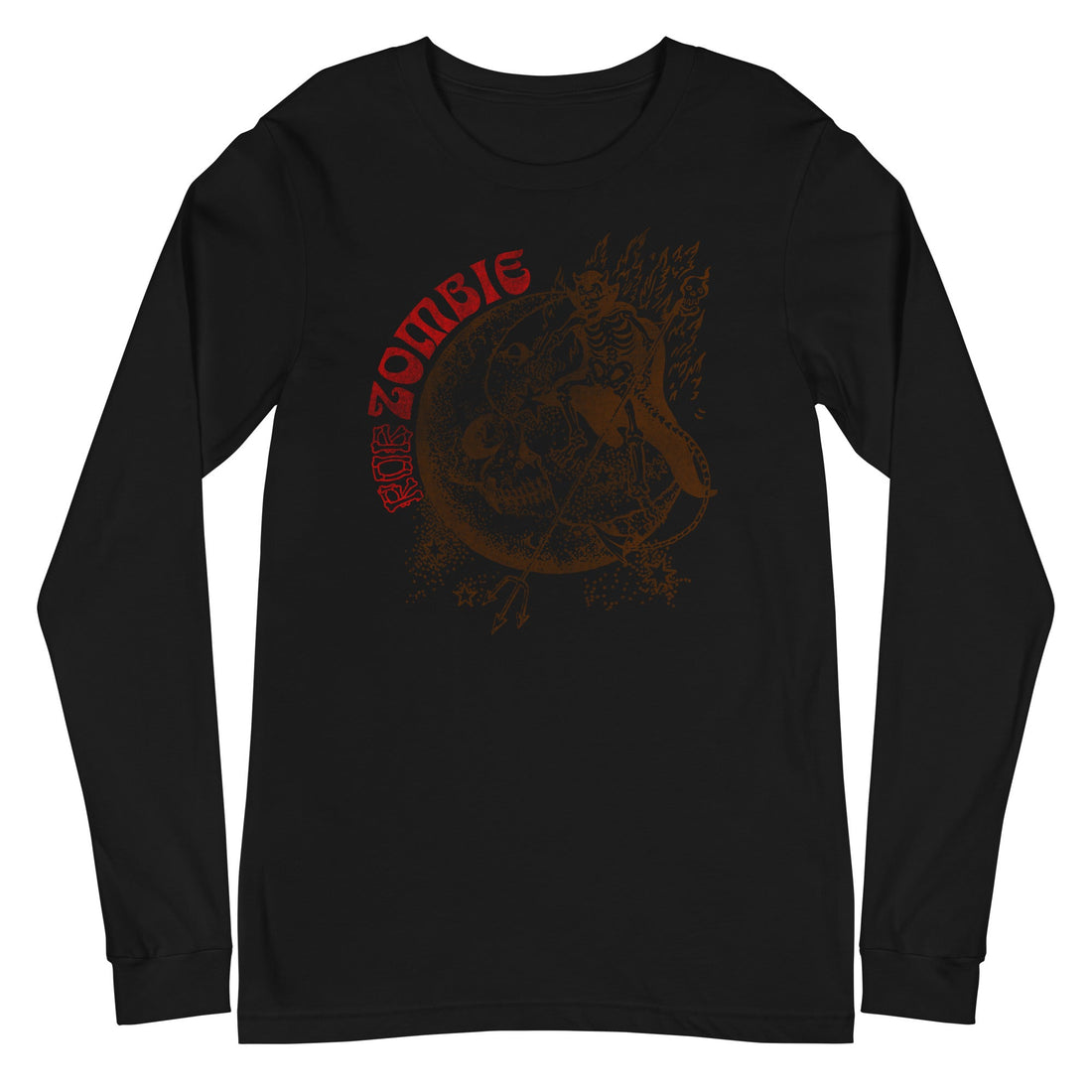 Rob Zombie - Red Rob Long Sleeve T-Shirt ROBZ1004LST | Rockabilia Merch ...