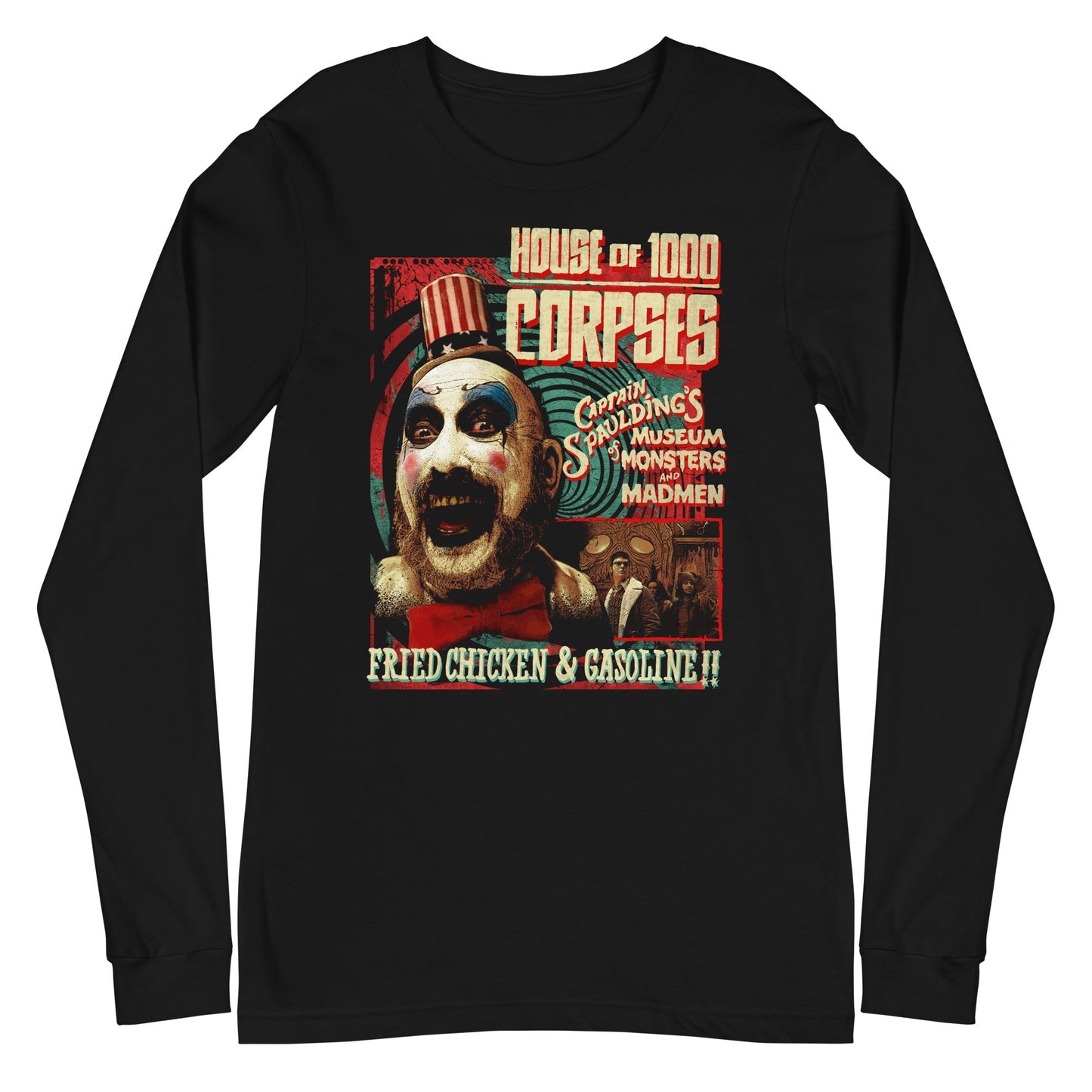 Rob Zombie Rob Zombie - Fried Chicken and Gasoline Long Sleeve T-Shirt