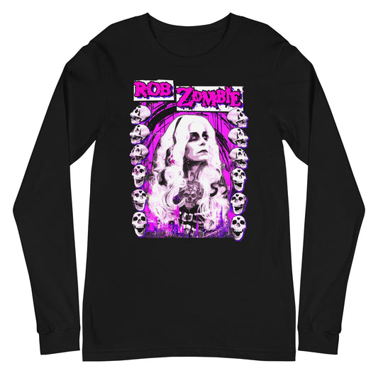 Rob Zombie Rob Zombie - Rob Skulls Long Sleeve T-Shirt