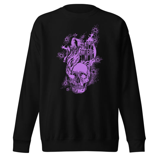Rob Zombie Rob Zombie - Purple Skull Sweatshirt