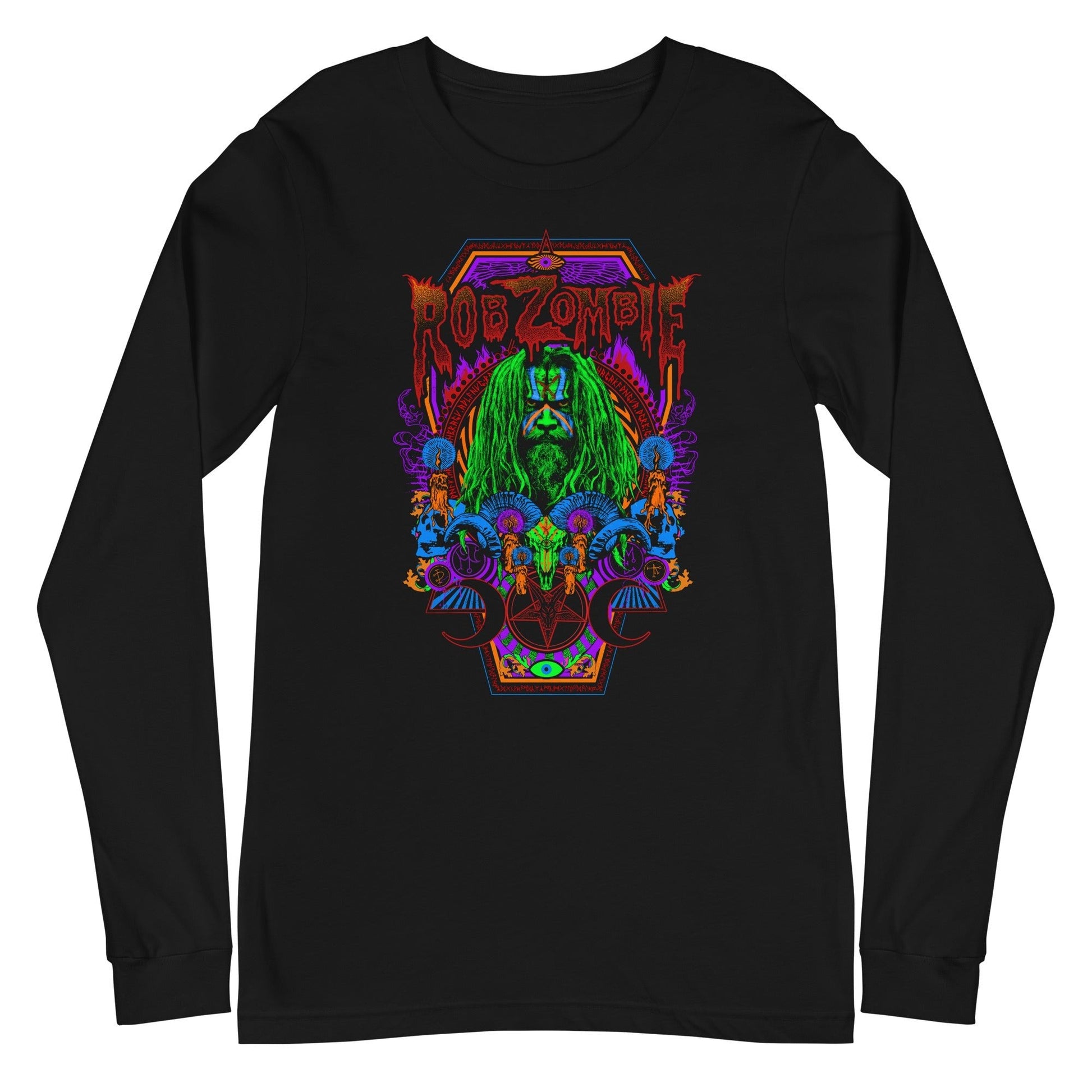 Rob Zombie Rob Zombie - Psychedelic Long Sleeve T-Shirt