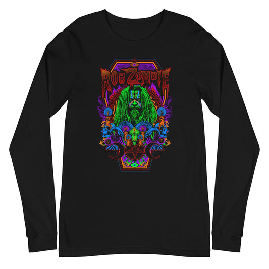 Rob Zombie Rob Zombie - Psychedelic Long Sleeve T-Shirt