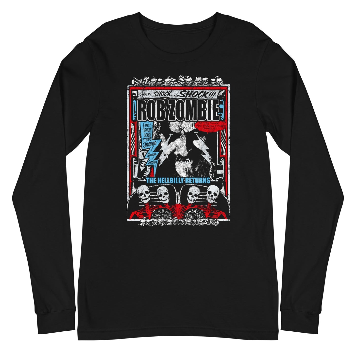 Rob Zombie Rob Zombie - Comic Book Long Sleeve T-Shirt