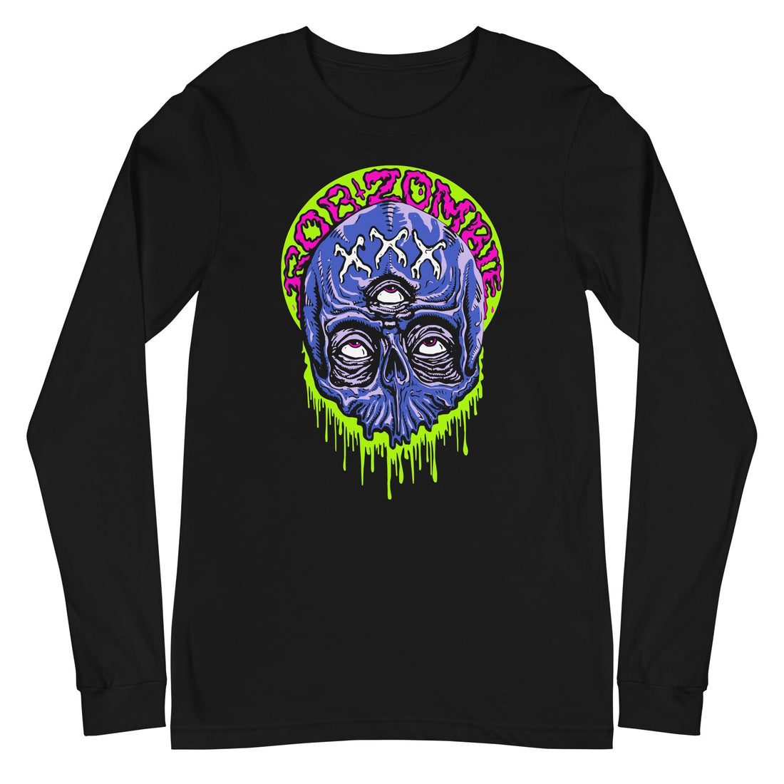 Rob Zombie - Triple Eye Long Sleeve T-Shirt ROBZ1034LST | Rockabilia ...