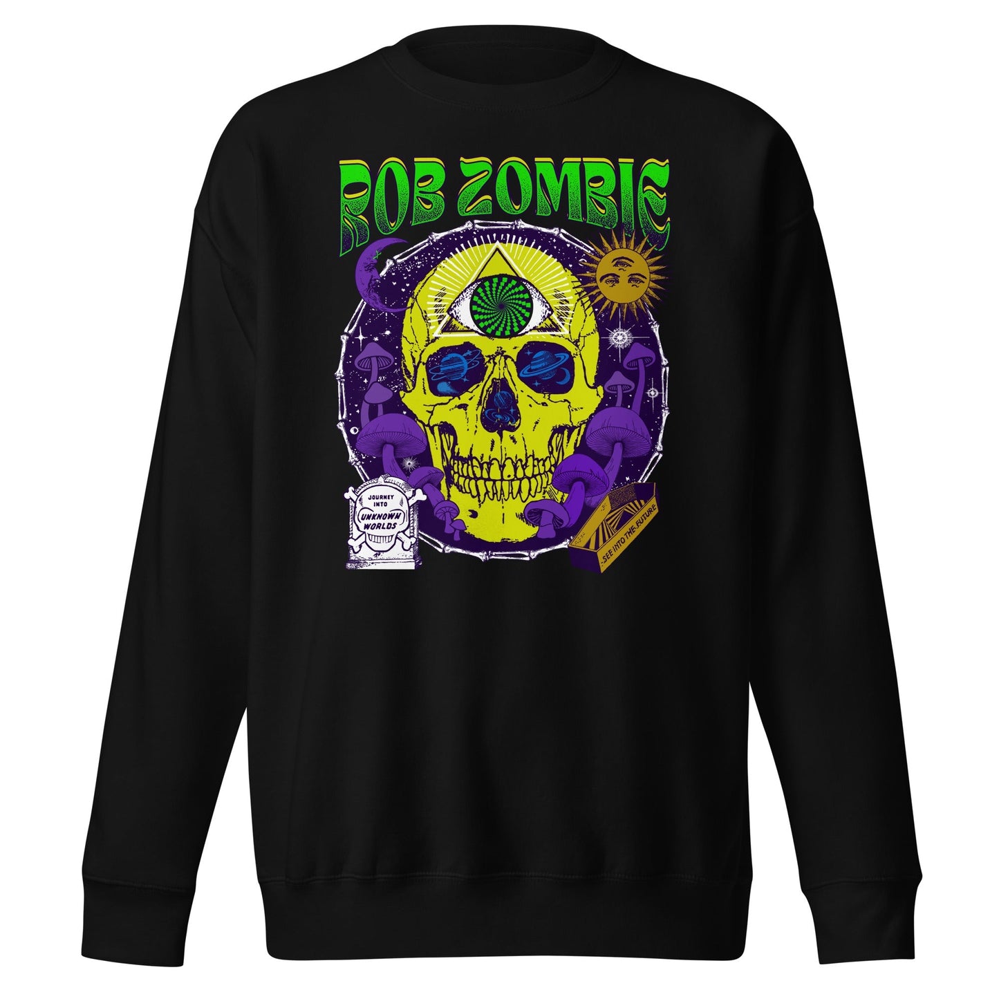 Rob Zombie Rob Zombie - Yellow Skull Sweatshirt