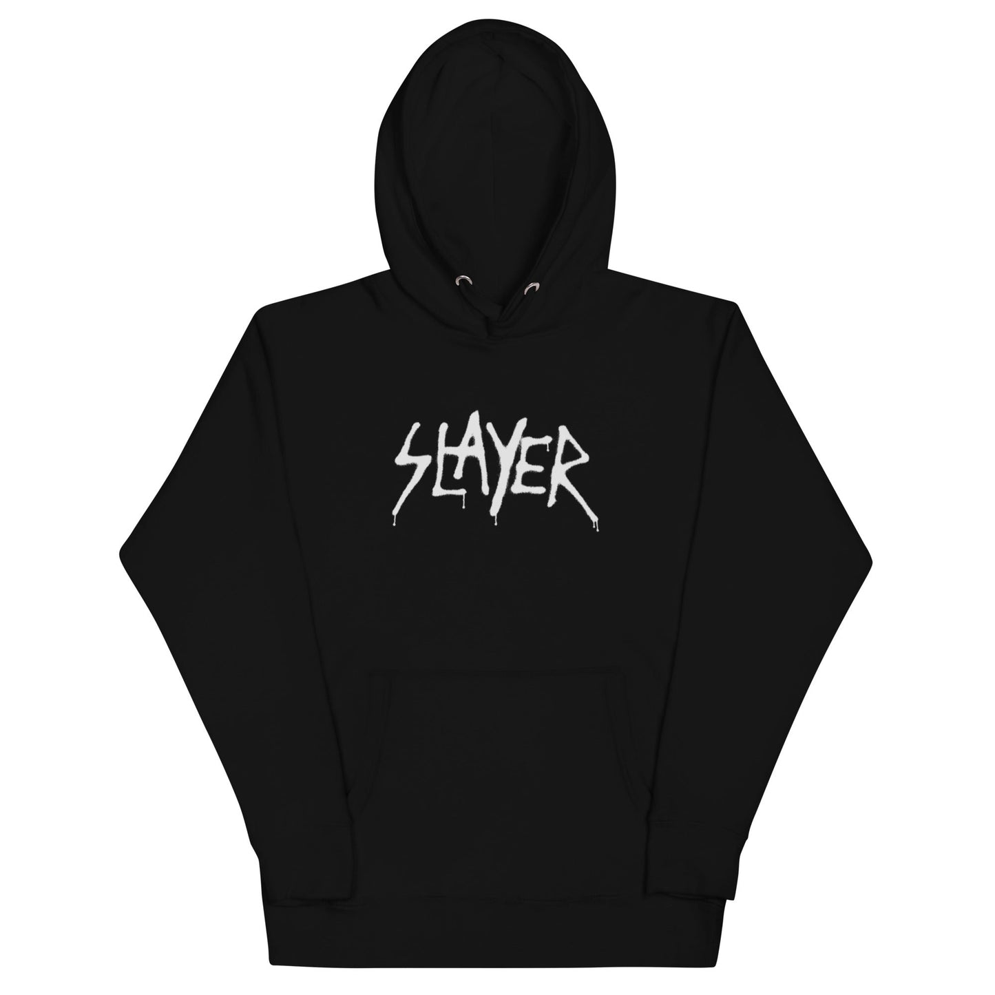 Slayer Slayer - White Drip Logo Hoodie
