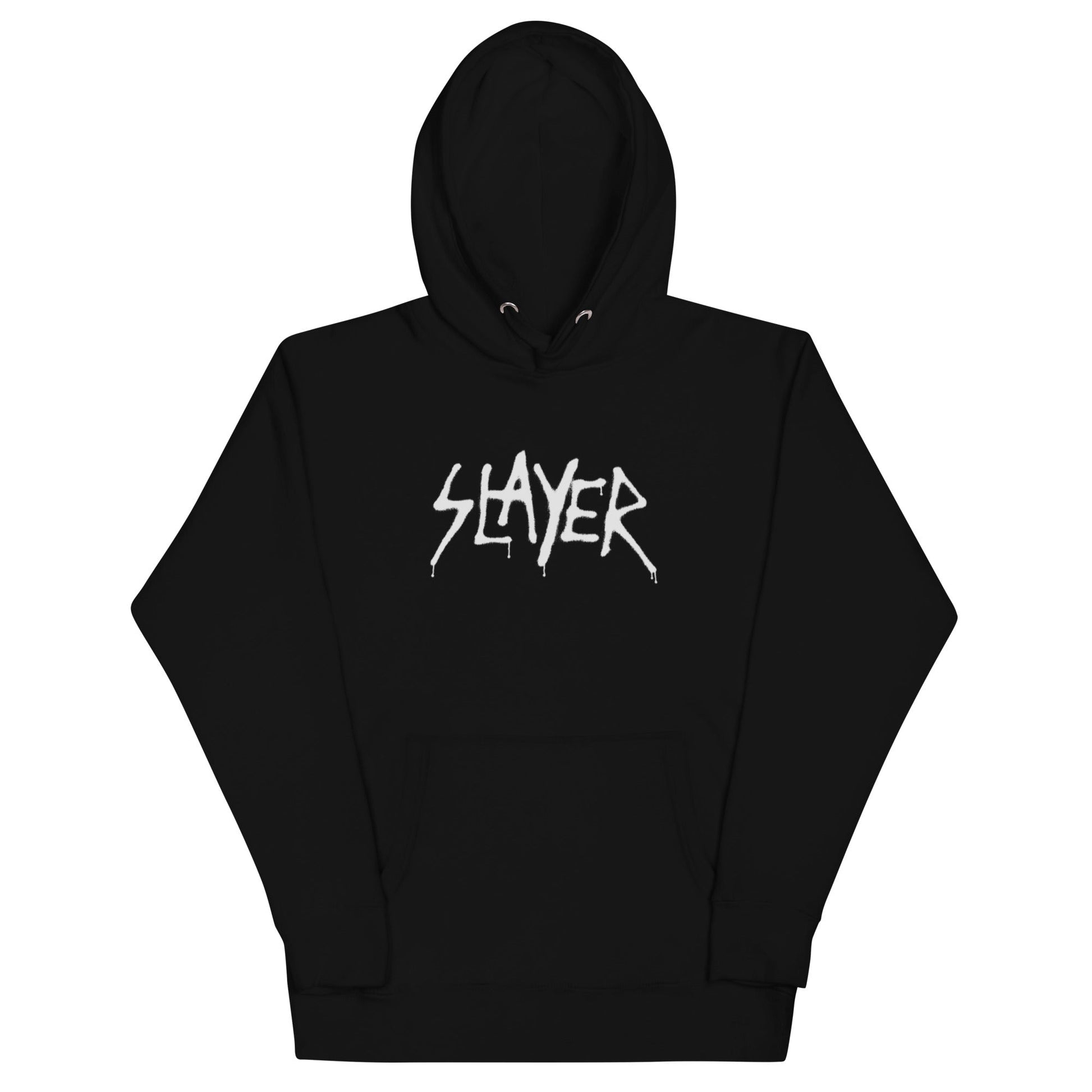 Slayer Slayer - White Drip Logo Hoodie