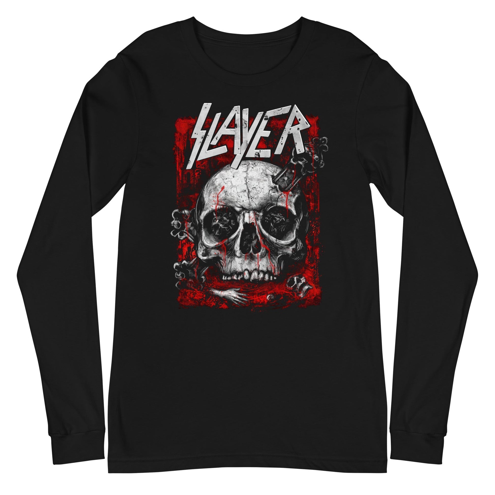 Slayer Slayer - Skull Logo Long Sleeve T-Shirt