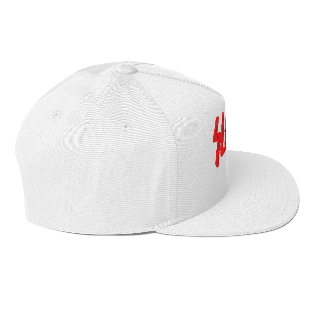 Slayer Slayer - Logo Flat Brim Trucker Hat